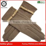 Helilai Factory ODM Fashion Ladies Thick Woollen Gloves in Winter