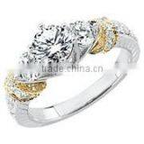 3Stone Mounting Engagement Ring Mount235 thumbnail-1