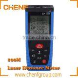 Newest Design Portable Digital LCD Yellow / Blue 100m Laser Distance Meter Rangefinder Range Finder Tape Measure thumbnail-1