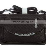 Fashion Black Crossbody Bag Women Bags pu Leather thumbnail-5