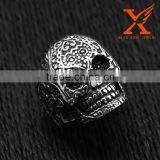 In Stock Wholesale Fashion Stainless Steel New Products 2016 Indian Punk Jewelry Skull Ring Design thumbnail-1