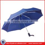 auto open and auto close fold umbrella with reinforced frame