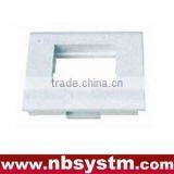 Face Plate, French Type, Suitable for 45x45mm or 2pcs 45x22.5mm Face Plate. Size:80x80mm