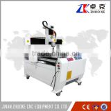 Small Size 4 Axis CNC Engraving Machine ZK-6090 600*900MM For Wood Acrylic With Stepper Motor&3.2KW Water Cooling Spindle