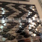 oval stainless mosaic for designing room