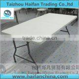 Durable 152cm Plastic Folding Dining Table and Chair for Restaurant/high Quality Adjustable Plastic Dining Table thumbnail-1