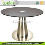 Used Restaurant Table Base in Stainless Steel