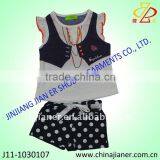 Summer Cotton 2pcs Set Kid Clothing thumbnail-1