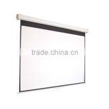 Scraping White Plastic Manual Screen Wall Mount Touch Projection Screen thumbnail-2