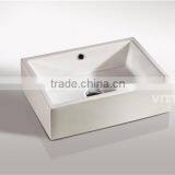 2014 new design very good quality rectangle bathroom sink