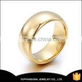 Fashion jewelry Mens gold ring wholesale men stainless steel ring with high quality stainless steel make in china