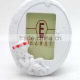 White Angel Plastic Antique Picture Frame