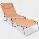 High Quality Iron Bed With Pillow.Lightweight Folding Camp Cot thumbnail-1