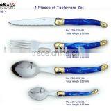 6Pcs Plastic Picnic Tableware Set Travel Picnic Set thumbnail-1