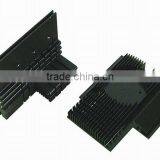 Black Anodized Aluminum Extrusion Heatsink