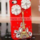 Eiffel Tower Diamond For iPhone 4 4S Full Body Phone Fashion Crystal Case