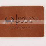 Fashion Hot Stamping Heat Effect Logo PU Labels for Baby and Lady Garment and Jeans thumbnail-6