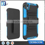 Top Selling 3 in 1 Silicone + PC Hybrid Kickstand Handy Outdoor Belt Clip Case For Alcatel One Touch Idol 4 Back Cover China thumbnail-3