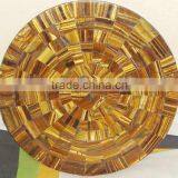 Tiger Eye Stone Table Top , Natural Tiger Eye Table Top
