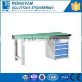 Blue Cheap Work Desk With Cabinet