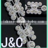 2012 White Jeans Fancy Plastic Strass Stone Cup Chain