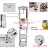 Acrylic Rotating Cylinder Display Racks thumbnail-2