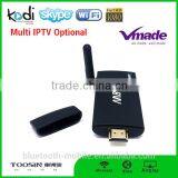 OEM/ODM smart android tv dongle Amlogic S805 1G+8G Quad-core H.265 mini internet tv stick