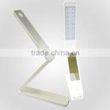 New Style Silver Led Folding Table Light Small Portable Lamp for Reading thumbnail-3