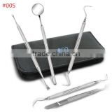 2016 Dental Hygiene Kit, Dental Tools with Tarter Scraper/ Dental Mirror/ Tweezer/ Dental Toothpick/ Scaling Instrument DK-012