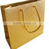Luxury High Quality Fashion Paper Shopping Bag With Embossing thumbnail-6