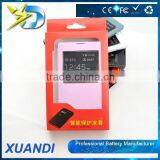 High Quality Shockproof Window Style Leather Cover Case for Cell Phone