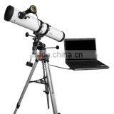 TVV3000-F9114EQ 3.0MP USB Digital Reflective Monocular Telescope Equipped With Equatorial and Heavy-duty Metal Tripod