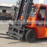 Forklift Attachment Integrated Hinged Forks
