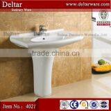Chaozhou Porcelain Basin With Floor, Wash Basin With Stand for Sale, Basin Pedestal in Top Quality thumbnail-5