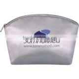 Fashionable hot sale silver purse cosmetic bag