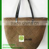 Large Straw Beach Bag thumbnail-1