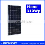 Solar Module Mono 310Wp TUV UL Certificate Module High Quality Solar Panel