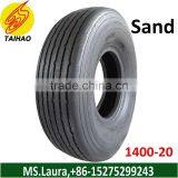 TAIHAO Brand Desert Tyre/Sand Tyre 1400-20 thumbnail-1