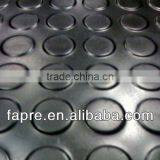 Black Anti-slip Round Stud Rubber Mattings/ Hot Sale Round Pattern Rubber Flooring thumbnail-1