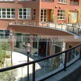 New Aluminium Handrail Glass Balustrade Balcony Railing Designs of Glass Railing China Supplier thumbnail-2