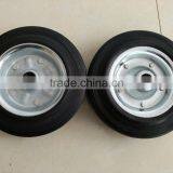 EL-745 8 Inch Solid Rubber Wheel 200x50 thumbnail-2