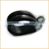 China manufacture best quality zinc plated rubber coated hose clamp