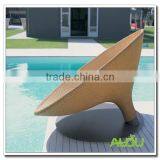 Audu Cane Daybed/Cane Outdoor Patio Daybed thumbnail-3