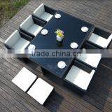 Garden Rattan Big Leisure Table, Plastic Garden Table thumbnail-1