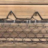 Bottle Cap Wide Metal Wire Basket With Screws thumbnail-2