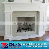 White Carrara Marble Fireplace thumbnail-1