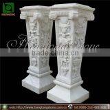 Classic Carved Marble Statue Pedestal thumbnail-1