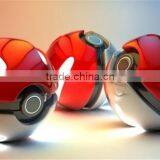 Pokemon Go Ball Power Adapter LED Light Brushed USB Backup Battery Power Bank thumbnail-1
