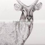 High Quality Zebra and Beer Rectangle Ceramic Candle Holder thumbnail-3