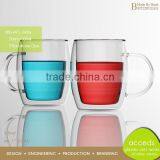 Decorative Hand Made Cheap Glass Mason Jar With Handle thumbnail-6